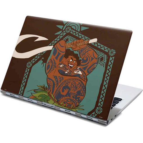 Disney Moana Maui Ready To Fight Yoga 910 2-in-1 14in Touch-Screen Skin